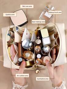 1个便携式旅行多口袋化妆包,防水PU皮革洗漱包,完美化妆品收纳包,大容量旅行化妆包,美容化妆品收纳包,防水PU皮革化妆包,化妆盒,护肤包,带隔层的宽敞洗漱包,旅行必备,假日必备包,房间装饰,包包,化妆包,梳妆台,旅行,化妆包,旅行必备,收纳包,储物包,旅行必备,化妆品收纳包,化妆包,化妆品收纳包,收纳包,洗漱包,桌面收纳包,化妆包,化妆袋,化妆品收纳包,梳妆台配件,化妆袋,化妆包,女士礼物,圣诞礼物,女士礼物创意 - 彩色 - 查看 7