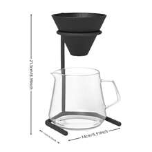 3 Piezas Juego de cafetera manual simple, Gotero de café de lujo, Tetera de vidrio vertical para compartir, Cafetera portátil, Adecuado para uso en el hogar, oficina y al aire libre, Filtros de café, Juego de café y té, Accesorios de espresso italiano, Suministros de cocina para el hogar. - Multicolor - Ver 9