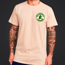 Palmeiras 25-26 Men's Short Sleeve T-Shirt Immediate Shipping - Màu be - Xem 2