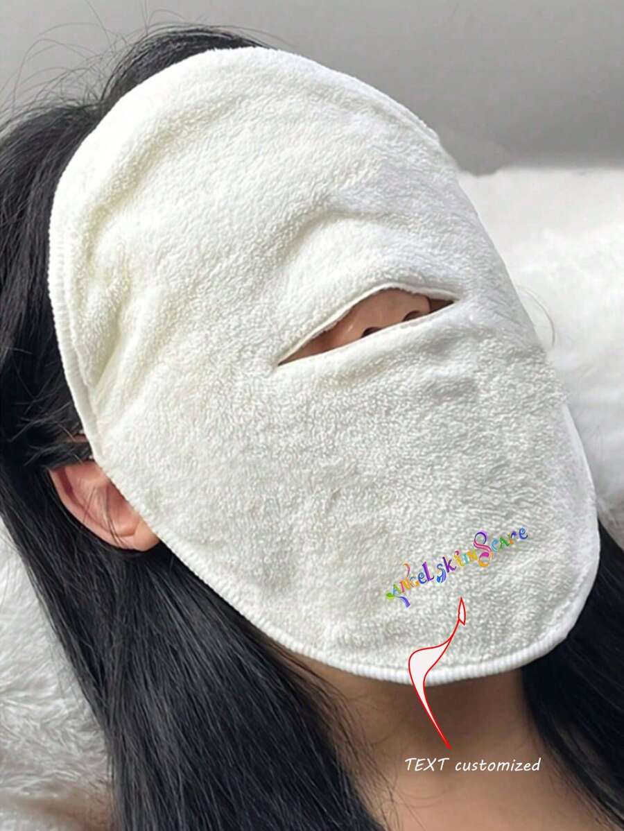 Customized Reusable Heated Facial Mask/Towel For Hot And Cold Skin Care, Also Can Be Used As Facial Washcloth - Multicolor - View 1