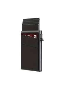 1pc, Minimalist Pop-Up Card Holder Wallet, Suitable For Men's RFID Shielding | Ultra-Thin Business Credit Card Wallet With Money Bag | Aluminum Metal Bank Card Holder, Can Store Banknotes, Coins, And Debit Cards, Is The Best Gift For Men