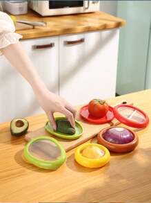 Bộ 1/4 hộp đựng trái cây và rau củ trong suốt, hộp đựng trái cây và rau củ tươi trong tủ lạnh có nắp, hộp đựng thực phẩm tươi, dụng cụ giữ trái cây tươi, hộp đựng thực phẩm, hộp đựng thực phẩm tủ lạnh có thể tái sử dụng, phụ kiện nhà bếp - Nhiều màu - Xem 10