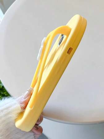 Divertidas y lindas chanclas con flores, funda protectora de silicona suave compatible con iPhone 17/16 Pro Max/15/14/13/12/11/XS/XS Max/XR/7/8 Plus, adorable