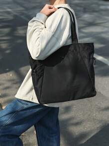 Peach Tree Tote Bag, Shoulder Bag For Men, Canvas Handbag, Shopping Bag, Beach Bag, Reusable Bag, Suitable For University, School, Travel, Thanksgiving, Winter, Computer Bag, Fitness Bag, Hiking Outdoor Casual Travel, Gifts For Friends, Valentine's Day Big Bag Camping