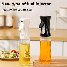 إناء بخاخ زيت 1 قطعة/ 2 قطعة، بخاخ كبير السعة، قابل للتعبئة بالماء والترطيب، معدات للتخييم والمطبخ المنزلي، رذاذ زيت الزيتون، تحكم في زيت الشواء، خفض الدهون، إناء بخاخ زيت بلاستيكي مقاوم للسقوط، إناء بخاخ زيت للمطبخ، بخاخ لا يتسرب الزيت،مثالي للشواء والخبز. - متعدد الألوان - مشاهدة 2