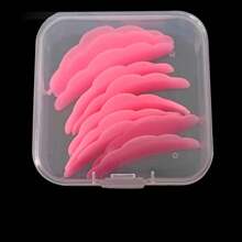 10 Pieces Reusable Eyelash Lifting Kit Silicone Laminating Pad 3D Eyelash Perming Rods Extension Curling Pad Makeup Tool