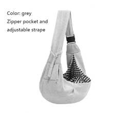 1pc Pet Dog Sling Carrier For 3-10 Lbs Pet,Dog Purse Pouch,Dog Satchel,Reversible Unadjustable/Adjustable Strap Travel Hand-Free Bag Small Puppy Backpack,Pet Shoulder Bag,Cat/Dog Carrier For Outdoor Travel,Small Pet Outdoor Sling Carrier. Cat Carrier Cat Backpack Bike Trailer - Multicolor - View 14