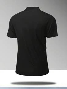 2pcs Men's Summer Quick Dry Breathable Sports Polo Shirt - Multicolor - View 2