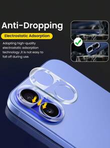 3片装相机镜头钢化玻璃保护膜，兼容 16/16 Plus - 17 17 Pro 17 Pro Max 17 Air，高清透明全覆盖保护