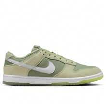 Nike DUNK Women's Sneakers Oil Green/White/Olive Aura/Bright Cactus HM9651-300 - 油綠/白/橄欖光環/亮仙人掌 - 查看 1