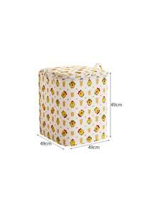 New Cartoon Bear Pattern Non-Woven Fabric Storage Bag, Household Clothes Storage Bag, Quilt Storage Bag, Moving Organizer Bag, Travel Essential - Multicolor - View 11