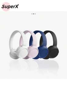 Tune T510bt  Wireless Bluetooth Stereo Headphones For Android IOS - 黑色 - 查看 2