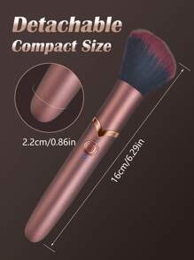 2 In 1 Makeup Brush And Vibrator, Detachable Bullet Vibrator Adult Toys Nipple G Spot Clit Vibrater, Mini Nipple Discreet Vibrators Sexual Pleasure Tools For Women Couples Sex Toys