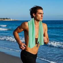 Asciugamano da spiaggia in fibra ultrasottile, senza sabbia, ad asciugatura rapida, leggero, assorbente, compatto, adatto per uomini e donne che nuotano in piscine, asciugamani da spiaggia, yoga, fitness, sport, accessori da spiaggia, regali essenziali per vacanze e articoli da spiaggia