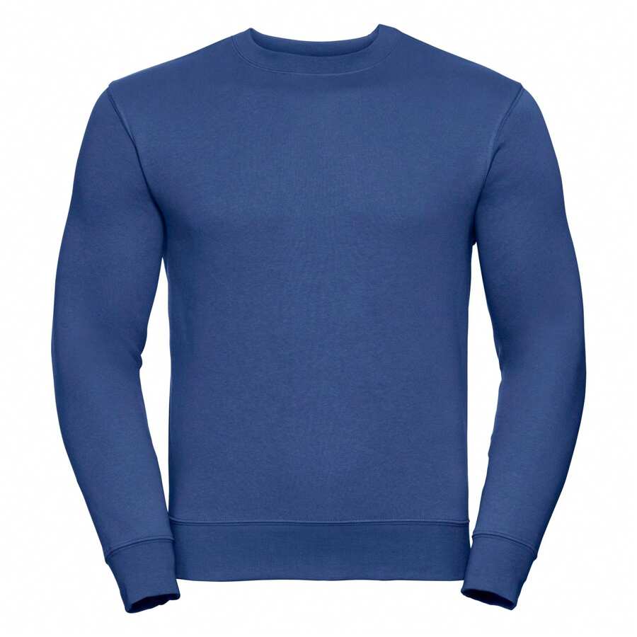 Russell Mens Authentic Sweatshirt (Slimmer Cut) (Bright Royal) - Blue - View 1