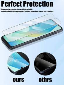 3 stuks ultraheldere geharde glazen schermbeschermers, krasbestendig, hoge definitie, echte kleuren, compatibel met Galaxy S20 FE, Galaxy S21 FE, Galaxy S24 FE, Galaxy A05S, Galaxy A12 4G/5G, Galaxy A14 5G, Galaxy A15, Galaxy A16, Galaxy A21/A21S, Galaxy A25, Galaxy A32 4G/5G, Galaxy A33 5G, Galaxy A34, Galaxy A35, Galaxy A51 4G/5G, Galaxy A52/A52s 5G, Galaxy A53 5G, Galaxy A54, Galaxy A55