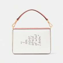 Kate Spade Leichte Handtaschen mit Tragegriff Crossbody-Taschen für Frauen, breiter Gurt, kleine quadratische Tasche, Leder Schultertaschen - Verschiedenfarbig - Übersicht 4