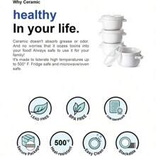 Soup Bowls With Handles 28 Oz, French Onion Soup Bowl For Chili, Beef Stew, Cereal, Ceramic Soup Crocks Oven Safe, Microwave Dishwasher Safe - 5.5 Inch, Set Of 4, White