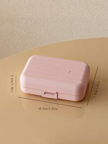1PC Travel Portable 7-Compartment Sealed Medicine Dispensing Box, Mini Carry-On, Waterproof, Moisture-Proof And Dustproof, Suitable For Storing Medicines, Fingers And Other Small Items