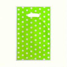 50 sacs cadeaux à pois circulaires, imperméables, réutilisables, convenant pour les fêtes, les anniversaires, les fêtes, les banquets, les événements de remise de cadeaux, Thanksgiving, Noël, sacs en plastique portables, emballage, Fête des Mères, Jour de l'Indépendance, Graduation