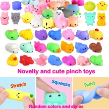 124/135 Mini Assembly Stress Relief Toys, Party Favors, Dorm Social Toys, Treasure Box Toys, Gift Bags, Kids' Prizes, Toddler Toy Accessory Sets, Stress Relief Toys, Birthday Party Bag Fillers, Christmas Stocking Stuffers, Classroom Rewards, Party Bag Fillers, Bulk Stress Relief Toys For Boys & Girls Ages 3+ (Random Assortment Of Styles & Colors) (Items Include: Stickers, Various Small Toys)