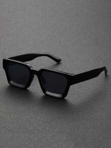Gafas de moda para hombres, nuevas gafas de moda de marco grueso, gafas de comercio exterior en caja, gafas de moda de marco grande personalizadas