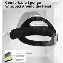 Head Strap Compatible With Quest 3, Adjustable  Strap For Quest 3 Accessories, Enhanced Comfort And Support In VR Gaming - White - View 5