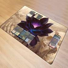 Mtg 游戏垫包括储物袋 - 高品质 TCG 游戏垫，具有耐用的防滑橡胶、超光滑的布质表面和坚固的橡胶底座 - 专为集换式卡牌游戏爱好者和动漫迷设计 - 彩色 - 查看 5