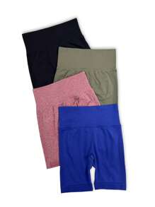 Solid Color Minimalist Sports Shorts, Suitable For Summer - Multicolor - View 4