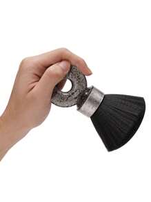 1pc White Hair Brush, Soft Bristle Hairdresser Brush, Hair Salon Cleaning Brush, Home Dust Removal Small Brush, - Multicolor - View 11