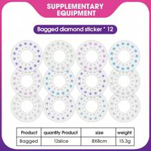 Hair Accessories DIY Set, 1 Set /100 Pieces /120 Pieces /220 Pieces, Beautifully Designed, Charming Shape. It's An Ideal Birthday, Halloween, Christmas Or Thanksgiving Gift For Girls."(Random Diamond Color Style)