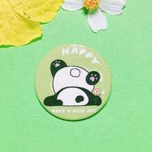 Accesorio de broche/insignia de metal con diseño de oso y panda de dibujos animados, accesorio para ropa y bolsos