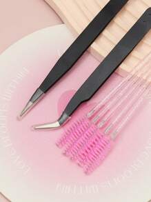 AYRMILLA Multi-Colored Eyelash Tool Set 5 Mascara Brushes And One Tweezers Are Complete And Convenient Eyelash Curler Eyelash Collection Kit - Multicolor - View 11