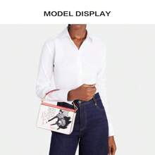 Kate Spade Leichte Handtaschen mit Tragegriff Crossbody-Taschen für Frauen, breiter Gurt, kleine quadratische Tasche, Leder Schultertaschen - Verschiedenfarbig - Übersicht 2