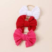 2pcs/Set Headpiece Accessory. Mesh Bowknot Hair Tie, Girls Summer Hair Tie