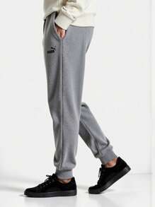 Puma ESS Big Logo Crew TR - Dark Gray Heather - View 3