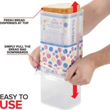 面包盒，面包储存容器，5L 透明容器，商用级面包储存容器，可放入洗碗机清洗的面包盒，大容量面包盒