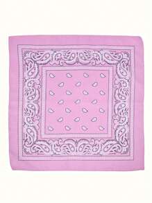 FADZOYLE Khăn quàng cổ họa tiết Paisley in hình đầu quấn khăn quàng cổ đa năng khăn tay vuông khẩu trang băng đô cho phụ nữ mặc khi dự tiệc - khăn tay - Xem 14