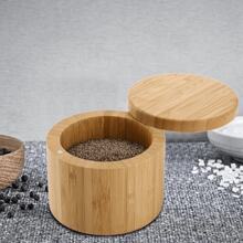 Bình đựng gia vị bằng gỗ cao cấp 1Pc - Hộp đựng gia vị và muối đa năng cho món nướng, Tổ chức nấu ăn & nhà bếp, Lọ đựng gia vị di động và bền, Thích hợp cho nhà bếp và nhà hàng gia đình, Dụng cụ sắp xếp và phòng bảo quản nhà bếp, Phụ kiện nhà bếp, Hộp đựng đồ nhà bếp có nắp, vẻ ngoài hấp dẫn, Kho lưu trữ hạng nhất, Tay nghề tinh tế, Gia đình yêu thích, Nội trợ, Đầu bếp, Nhà hàng, Khách sạn, Nhà tích hợp, Cắm trại, Dã ngoại Yêu thích - Màu vàng - Xem 5