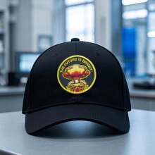 1 Pack Of "The Future Is Bright" Hot Melt Adhesive Embroidery Patches For The Nuclear Explosion Apocalypse - Color Mixing - View 5