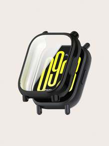 1pc Casual Plain Electroplated TPU Full Protective Frame Soft Case, Scratch-Resistant And Shock-Proof Smart Watch Cover Compatible With Redmi Watch 5 Active