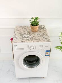 1件装花卉印花洗衣机罩、收纳袋、整理袋、储物袋、厨房装饰、家居用品、母亲节礼物、卧室装饰、花园装饰、夏季装饰、海滩装饰、旅行必备品、房间装饰、软萌玩具、毕业季礼物 - 彩色 - 查看 7