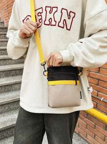 New Crossbody Phone Bag For Men, Commute & Outdoor Casual, Unisex Backpack - Multicolor - View 3