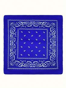 FADZOYLE Khăn quàng cổ họa tiết Paisley in hình đầu quấn khăn quàng cổ đa năng khăn tay vuông khẩu trang băng đô cho phụ nữ mặc khi dự tiệc - khăn tay - Xem 8