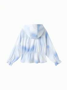 Balabala Girls' UV Protection Jacket, Lightweight Summer Wear - Blue Tint - View 2