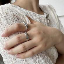 ZJ4155-2 Pieces Of Silver Ring