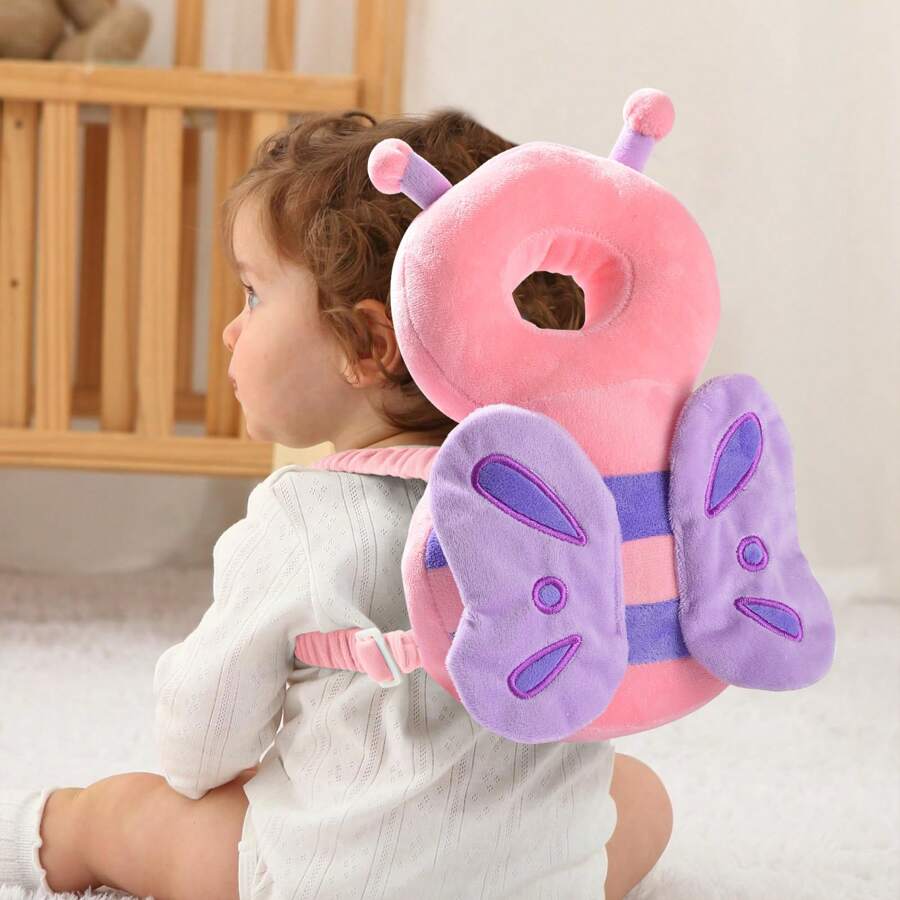 Baby Head Protector Pad Safety Pad For Walking & Crawling,Toddlers Head Safety Adjustable Back-Pack