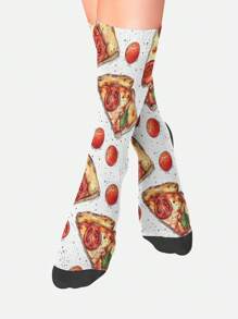 1 Pair Of Women's Crew Socks,Long Socks,White Socks,Black Socks,Women Socks,Cute Socks,Girls Socks,Short Socks, That Absorb Moisture And Sweat, Are Soft,Breathable, Moisture Wicking, Sweet, And Cute. They Can Be Worn For Home, Office, Leisure, And All Seasons. Colors Are Random