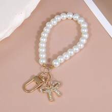 Cadenas cortas de imitación de perlas de vidrio DIY, partes de cadena para bolsos, estuches de teléfono, llaveros, colgantes, accesorios para mujeres, regalos para la madre, la familia, los amigos, cumpleaños, teléfonos de fiestas, cadenas de teléfono - Multicolor - Ver 6