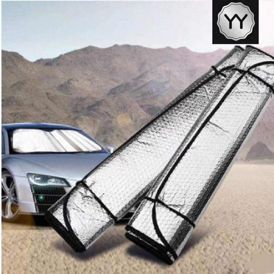 Car Sunshade - Silver - View 1